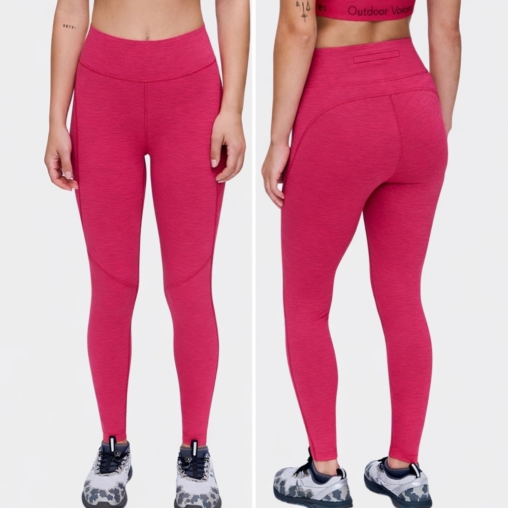 Outdoor Voices TechSweat Core 7/8 Leggings Juicy Fruit Pink Small